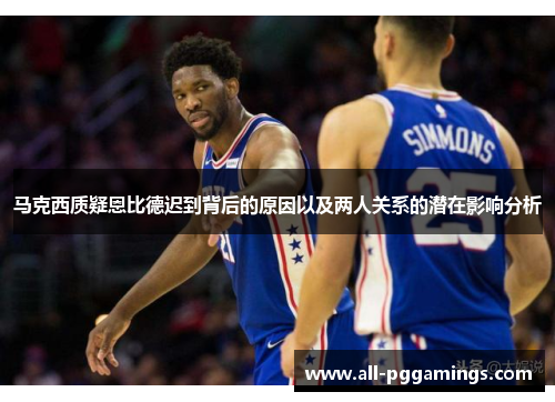 马克西质疑恩比德迟到背后的原因以及两人关系的潜在影响分析